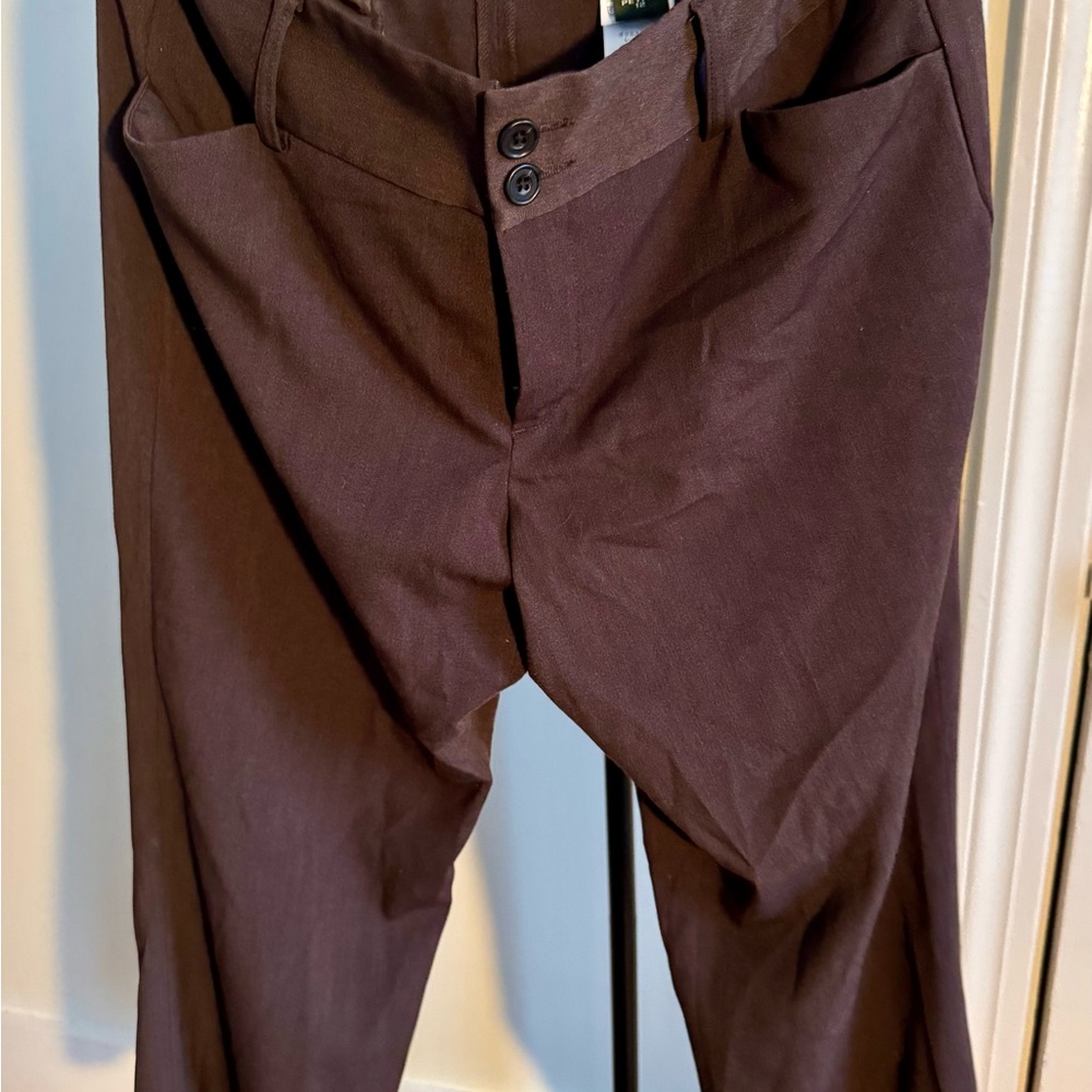 Eddie Bauer Brown Pantsuit with Formal Style and Smooth Fabric